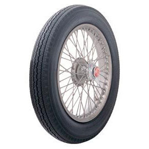Coker 64780 600/650-18 EXCELSIOR BLACK for Select Auburn Model 125, Auburn Model 6-66, Buick Series 60, Chrysler Series 72, Chrysler Series Finer 70, Elcar Model 8-82, Gardner Model 130, Gardner Model 158, Gardner Model 8-80, Graham Standard, Hudson