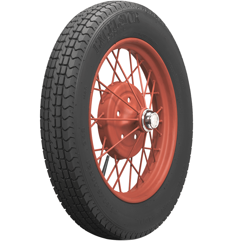 Coker 789651 550/600R21 EXCELSIOR STAHL SPORT RADIAL for Select Chandler Model 35, Hudson Super Six, Nash Advanced, Nash Light Six, Nash Special, Peerless Model 6-72, Rickenbacker Eight, Stearns Knight Model 6-C