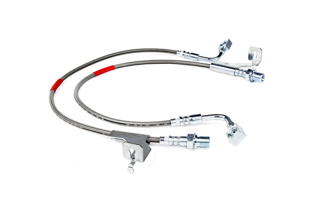 Rough Country 89360S Stainless Steel Brake Lines for Select Chevrolet Blazer, Chevrolet S10 Blazer, Chevrolet V10, Chevrolet V10 Suburban, Chevrolet V1500 Suburban, Chevrolet V20, Chevrolet V20 Suburban, Chevrolet V2500 Suburban, GMC Jimmy, GMC S15