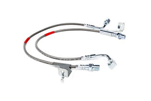 Load image into Gallery viewer, Rough Country 89360S Stainless Steel Brake Lines for Select Chevrolet Blazer, Chevrolet S10 Blazer, Chevrolet V10, Chevrolet V10 Suburban, Chevrolet V1500 Suburban, Chevrolet V20, Chevrolet V20 Suburban, Chevrolet V2500 Suburban, GMC Jimmy, GMC S15