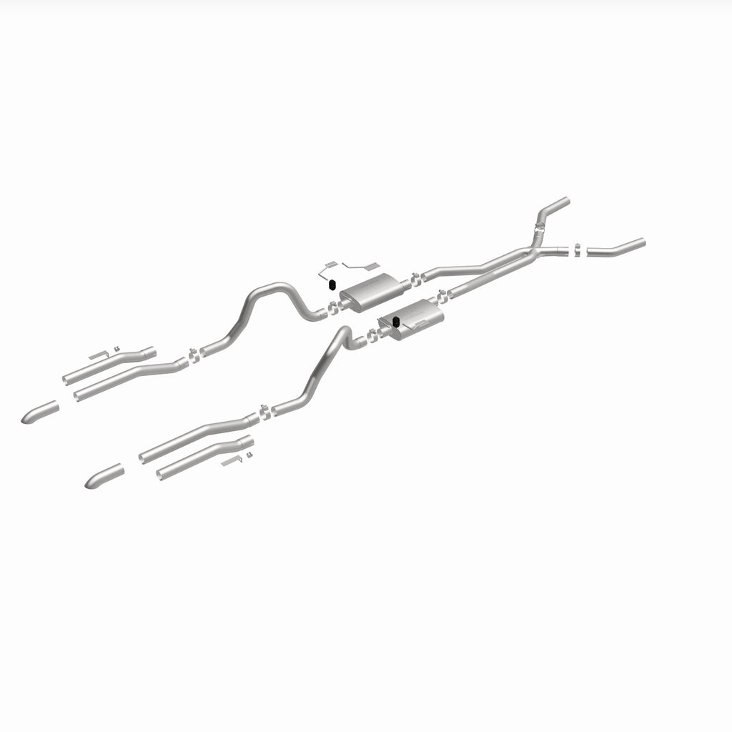MagnaFlow Exhaust Products 19303 Street Series Polished System for Select Chrysler Cordoba, Dodge 330, Dodge 440, Dodge Charger, Dodge Coronet, Dodge Dart, Dodge Magnum, Dodge Monaco, Dodge Polara, Plymouth Belvedere, Plymouth Fury, Plymouth GTX,