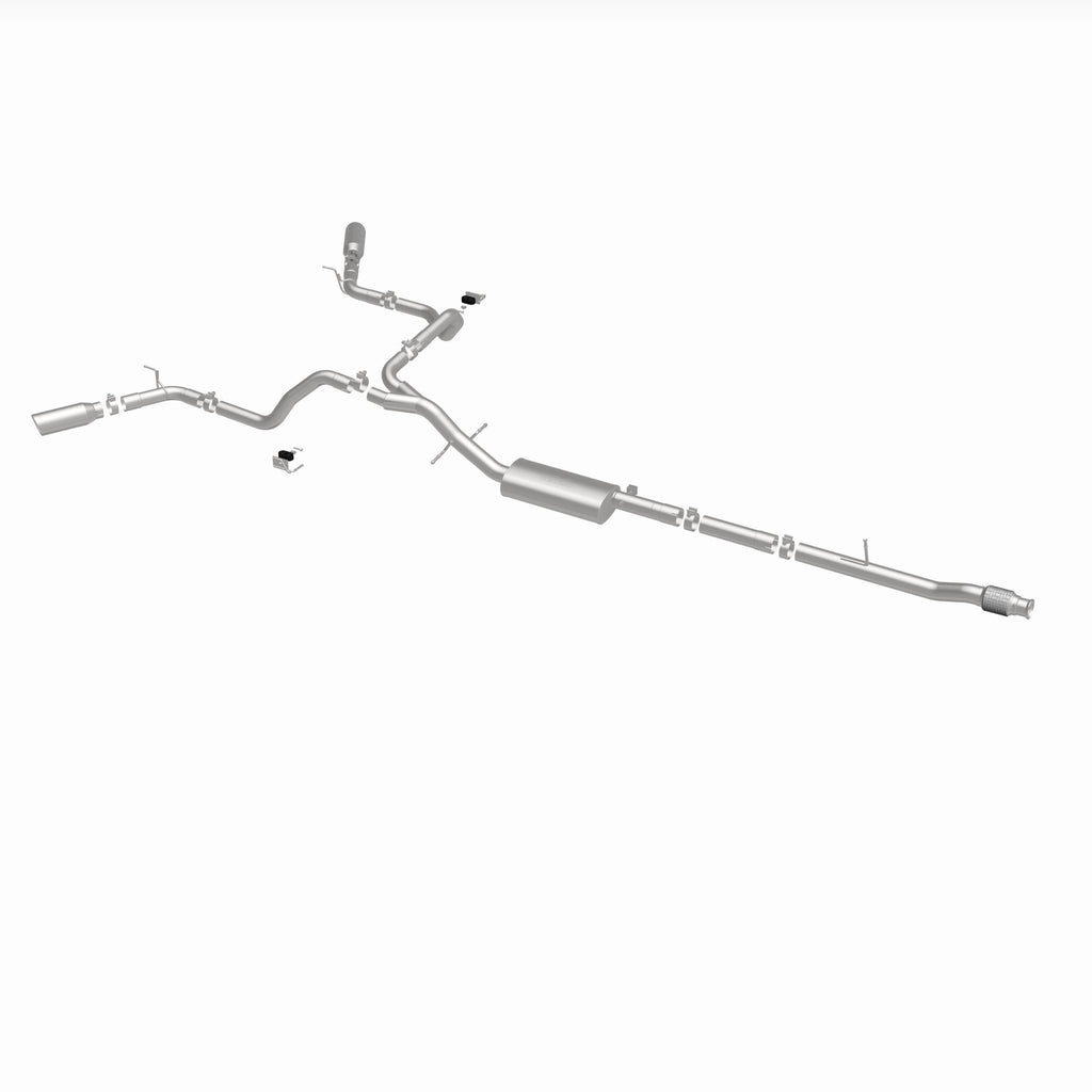 MagnaFlow Exhaust Products 19473 Street Series Polished Cat-Back System for Select Chevrolet Silverado 1500, Chevrolet Silverado LTD, GMC Sierra 1500, GMC Sierra Limited