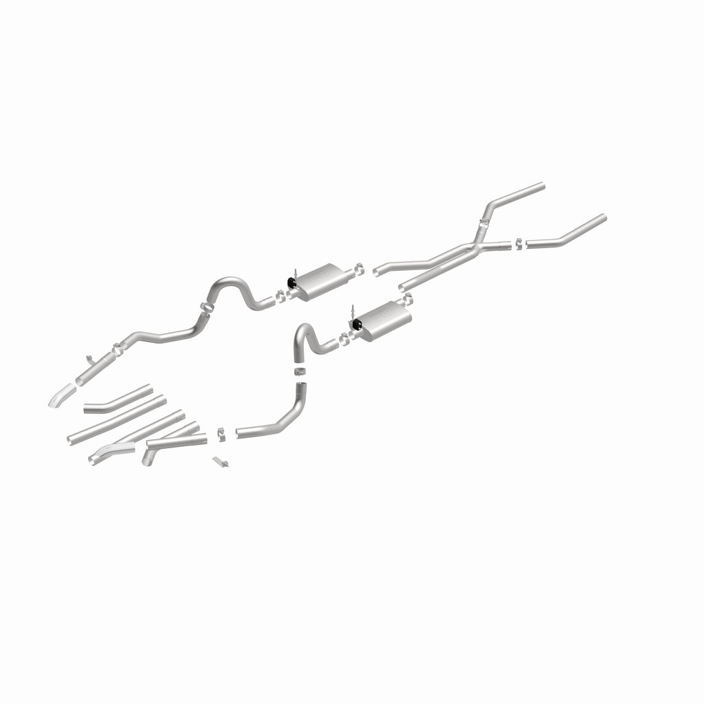 MagnaFlow Exhaust Products 15894 Street Series Polished System for Select Buick GS, Buick GS 350, Buick GS 400, Buick GS 455, Buick Skylark, Buick Special, Chevrolet Chevelle, Chevrolet El Camino, Chevrolet Monte Carlo, Oldsmobile 442, Oldsmobile
