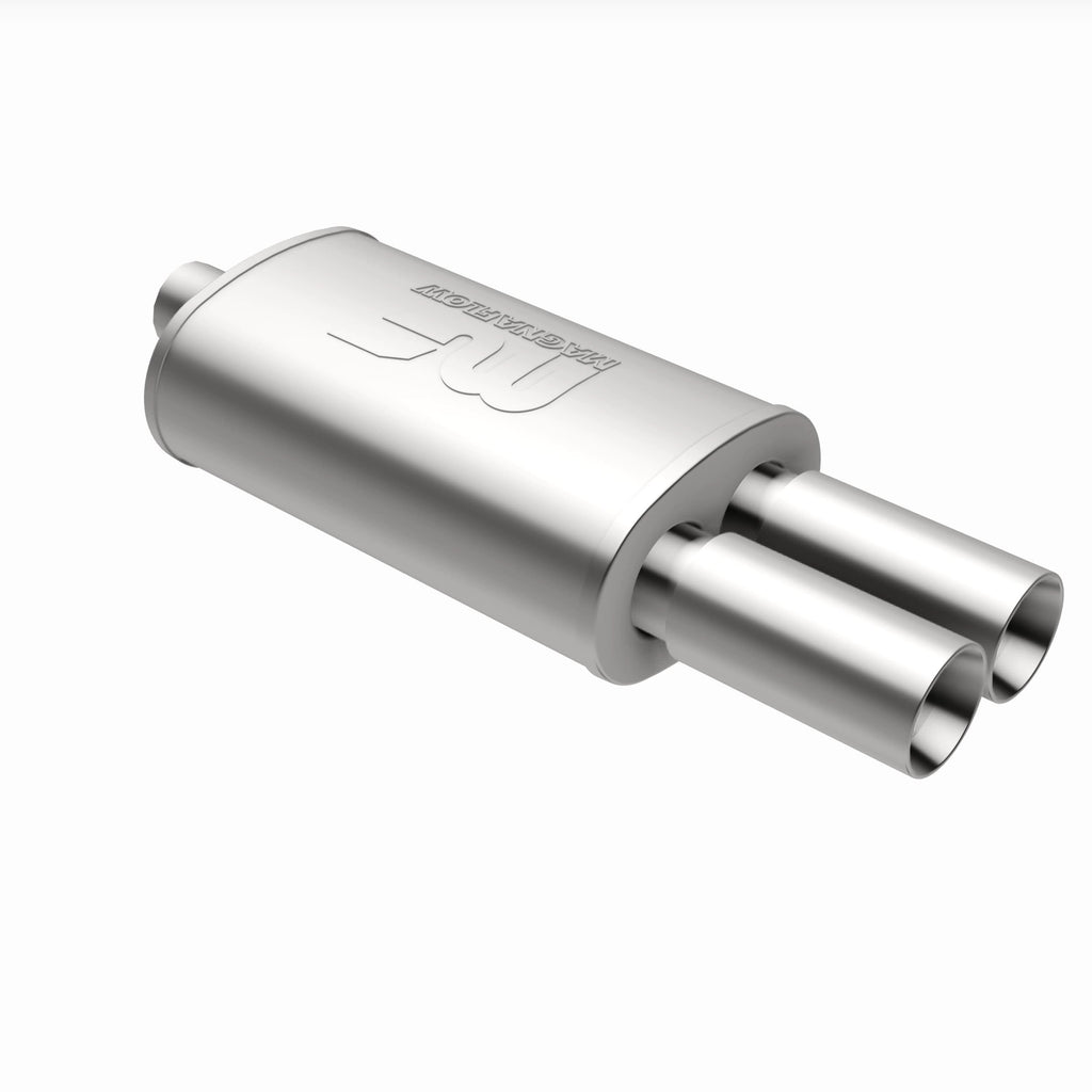 MagnaFlow Exhaust Products 14815 Straight-Through Performance Muffler; 2.25/3.125in. Center/Dual; 5x14x8 Body
