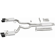 Load image into Gallery viewer, MagnaFlow Exhaust Products 19695 xMOD Series Carbon Fiber Tips Cat-Back System for Select Ford Mustang