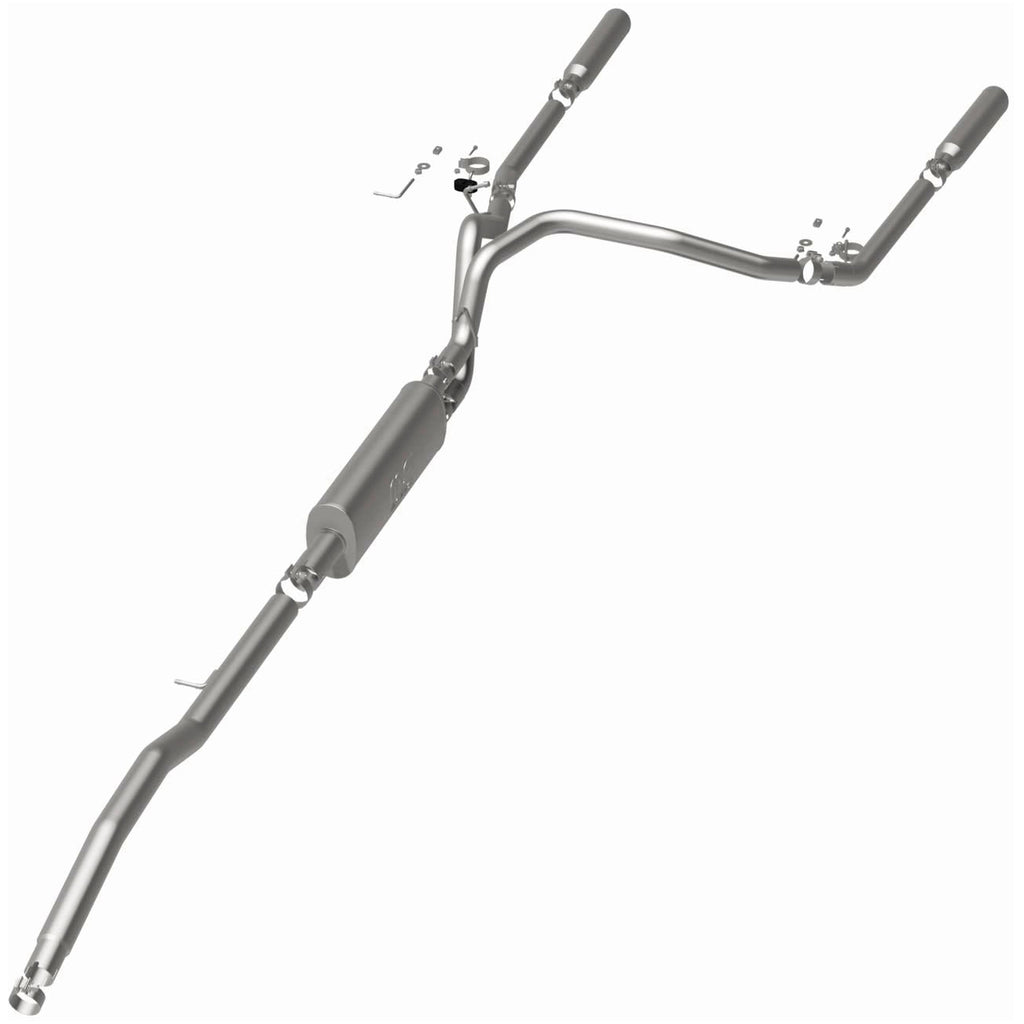 MagnaFlow Exhaust Products 16622 Street Series Polished Cat-Back System for Select Dodge Dakota, Mitsubishi Raider