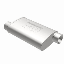 Load image into Gallery viewer, MagnaFlow Exhaust Products 11239 Straight-Through Performance Muffler; 3in. Offset/Offset; 4x14x9 Body