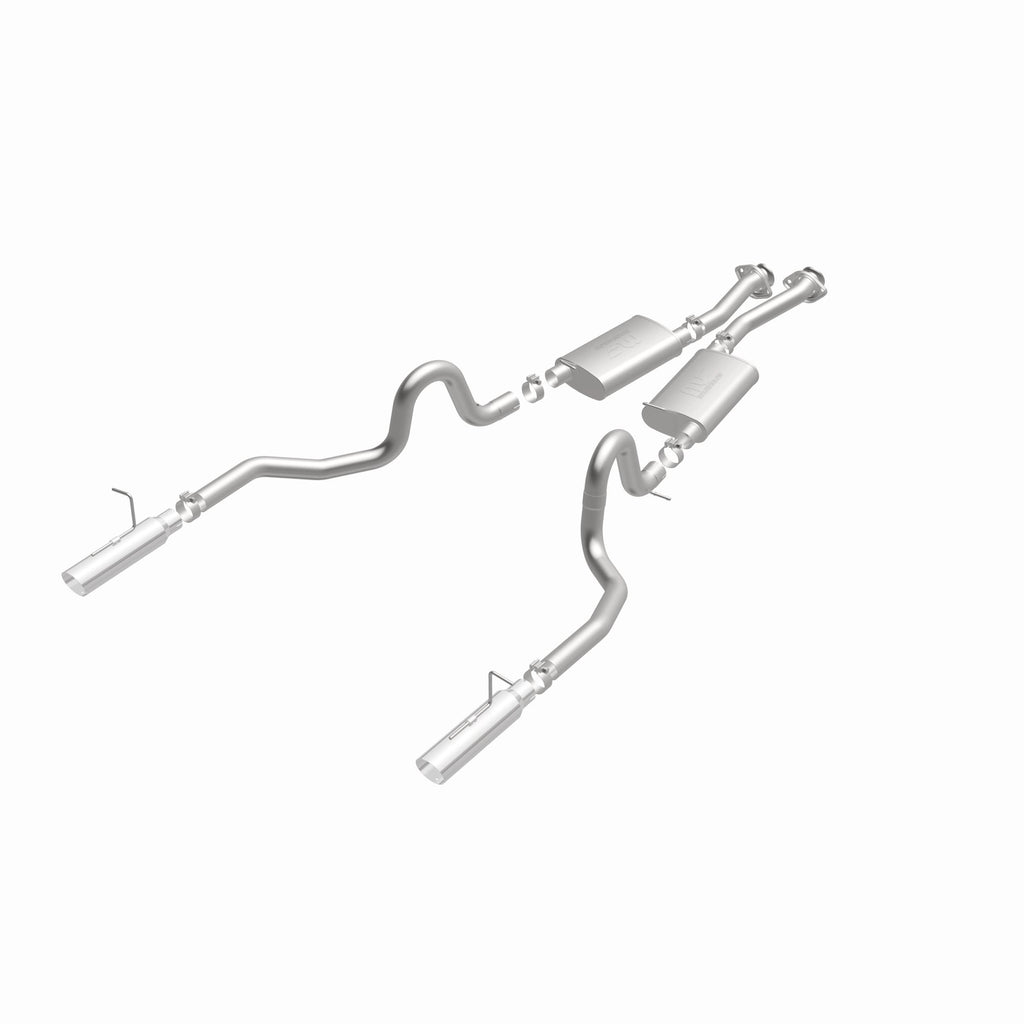 MagnaFlow Exhaust Products 15638 Street Series Polished Cat-Back System for Select Ford Mustang