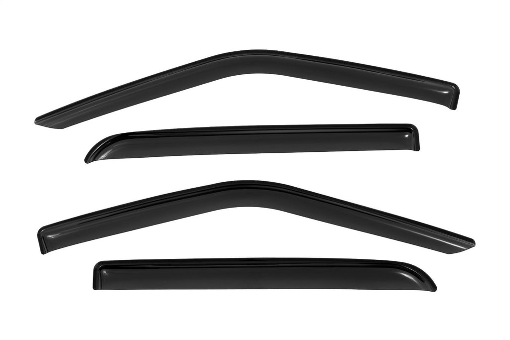 Rough Country 931524 Side Window Deflectors for Select Ford F-150, Ford F-150 Lightning, Ford F-250 Super Duty, Ford F-350 Super Duty