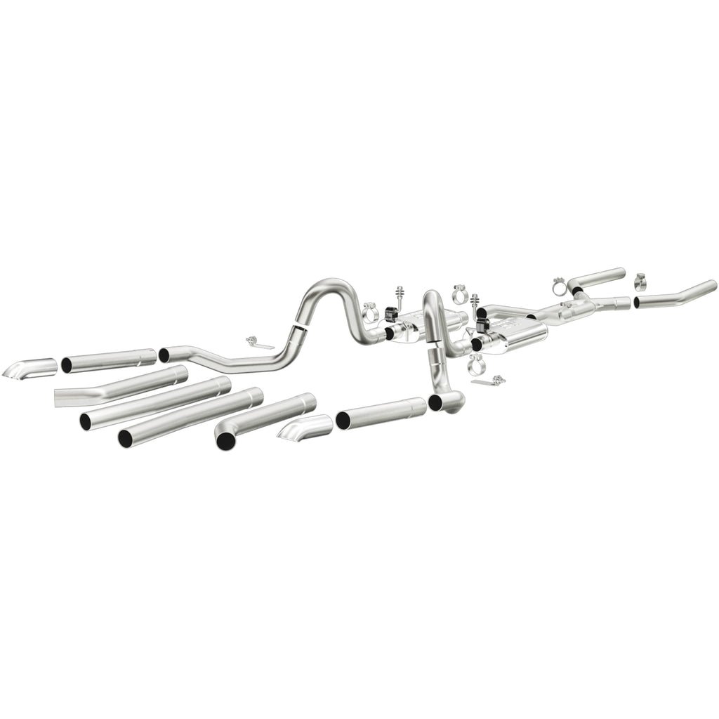 MagnaFlow Exhaust Products 15894 Street Series Polished System for Select Buick GS, Buick GS 350, Buick GS 400, Buick GS 455, Buick Skylark, Buick Special, Chevrolet Chevelle, Chevrolet El Camino, Chevrolet Monte Carlo, Oldsmobile 442, Oldsmobile