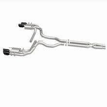 Load image into Gallery viewer, MagnaFlow Exhaust Products 19579 NEO Series Black Chrome Tips Cat-Back System for Select Ford Mustang