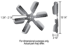Load image into Gallery viewer, 18-Heavy-Duty-Stainless-Steel-Reverse-Rotation-Flex-Fan,-Chrome-Hub