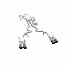 Load image into Gallery viewer, MagnaFlow Exhaust Products 19695 xMOD Series Carbon Fiber Tips Cat-Back System for Select Ford Mustang