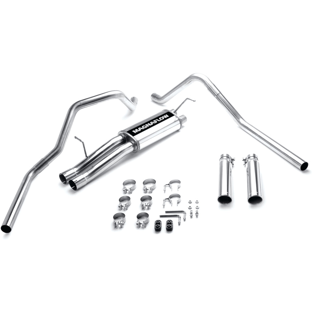 MagnaFlow Exhaust Products 15829 Street Series Polished Cat-Back System for Select Chevrolet Silverado HD, Chevrolet Silverado HD Classic, GMC Sierra HD, GMC Sierra HD Classic