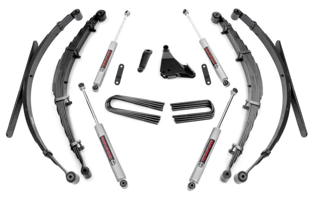 Rough Country 49730 Suspension Lift Kit w/Shocks for Select Ford F-250 Super Duty, Ford F-350 Super Duty