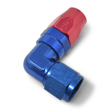 Load image into Gallery viewer, Performance--10-An-RedBlue-90-Degree-Forged-Aluminum-Swivel-Hose-End