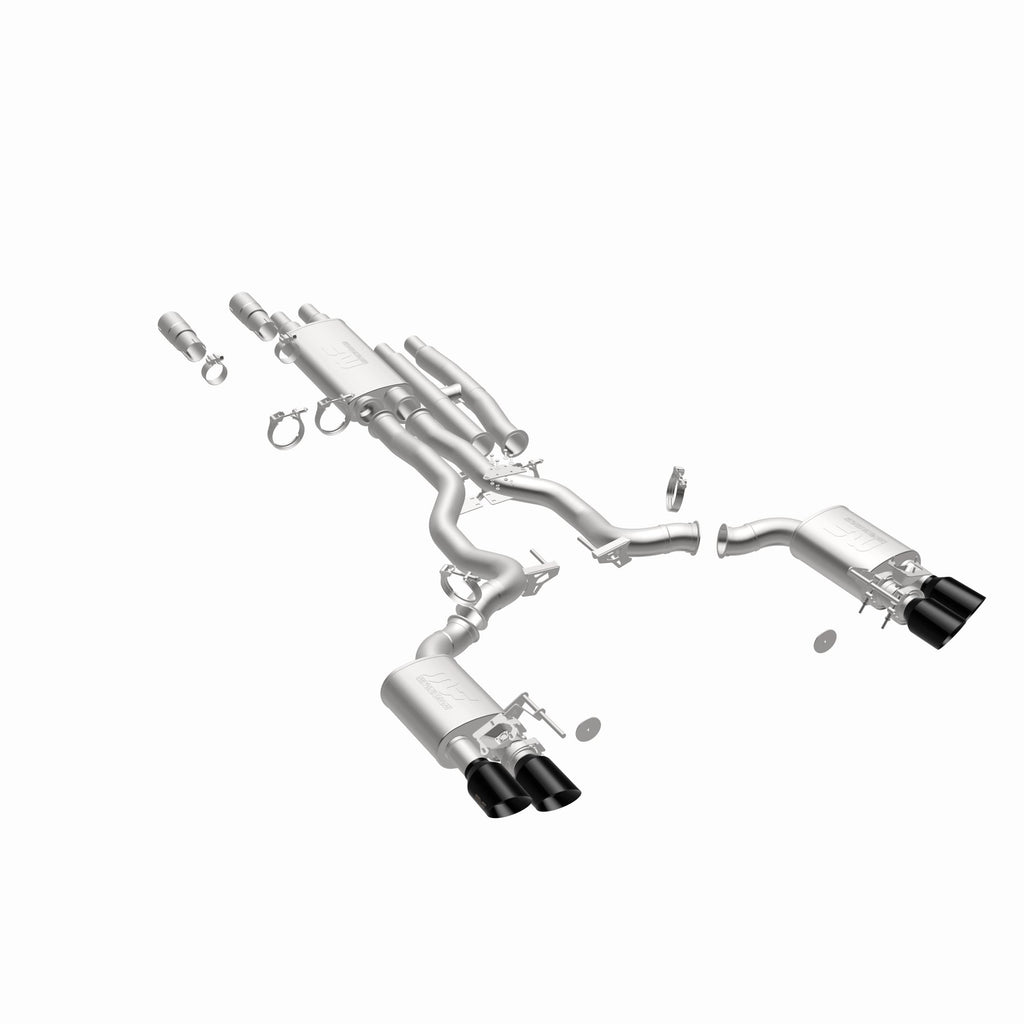 MagnaFlow Exhaust Products 19646 xMOD Series Black Chrome Tips Cat-Back System for Select Ford Mustang
