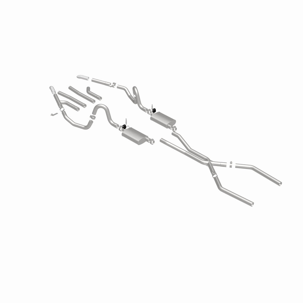 MagnaFlow Exhaust Products 15894 Street Series Polished System for Select Buick GS, Buick GS 350, Buick GS 400, Buick GS 455, Buick Skylark, Buick Special, Chevrolet Chevelle, Chevrolet El Camino, Chevrolet Monte Carlo, Oldsmobile 442, Oldsmobile