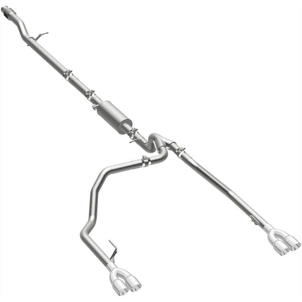 MagnaFlow Exhaust Products 19477 Street Series Polished Cat-Back System for Select Chevrolet Silverado 1500, Chevrolet Silverado LTD, GMC Sierra 1500, GMC Sierra Limited