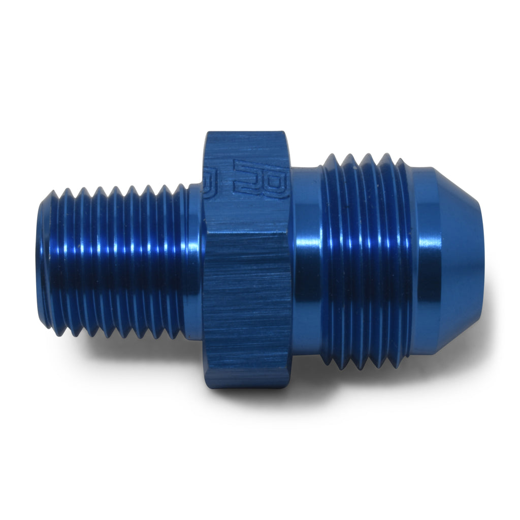 Performance--8-An-To-38In-Npt-Straight-Flare-To-Pipe-(Blue)-(25-Pcs.)