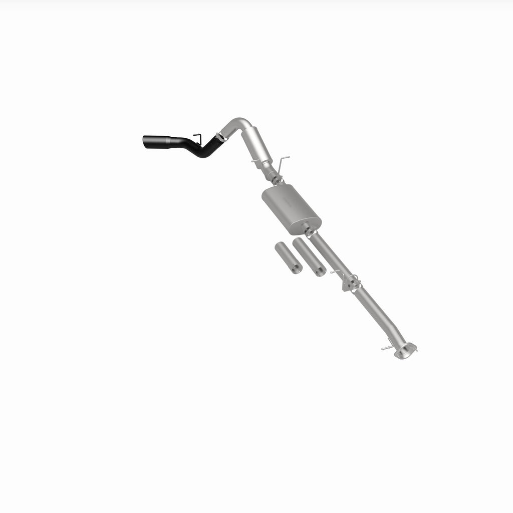 MagnaFlow Exhaust Products 19376 Street Series Black Coated Cat-Back System for Select Chevrolet Silverado HD, Chevrolet Silverado HD, GMC Sierra HD, GMC Sierra HD