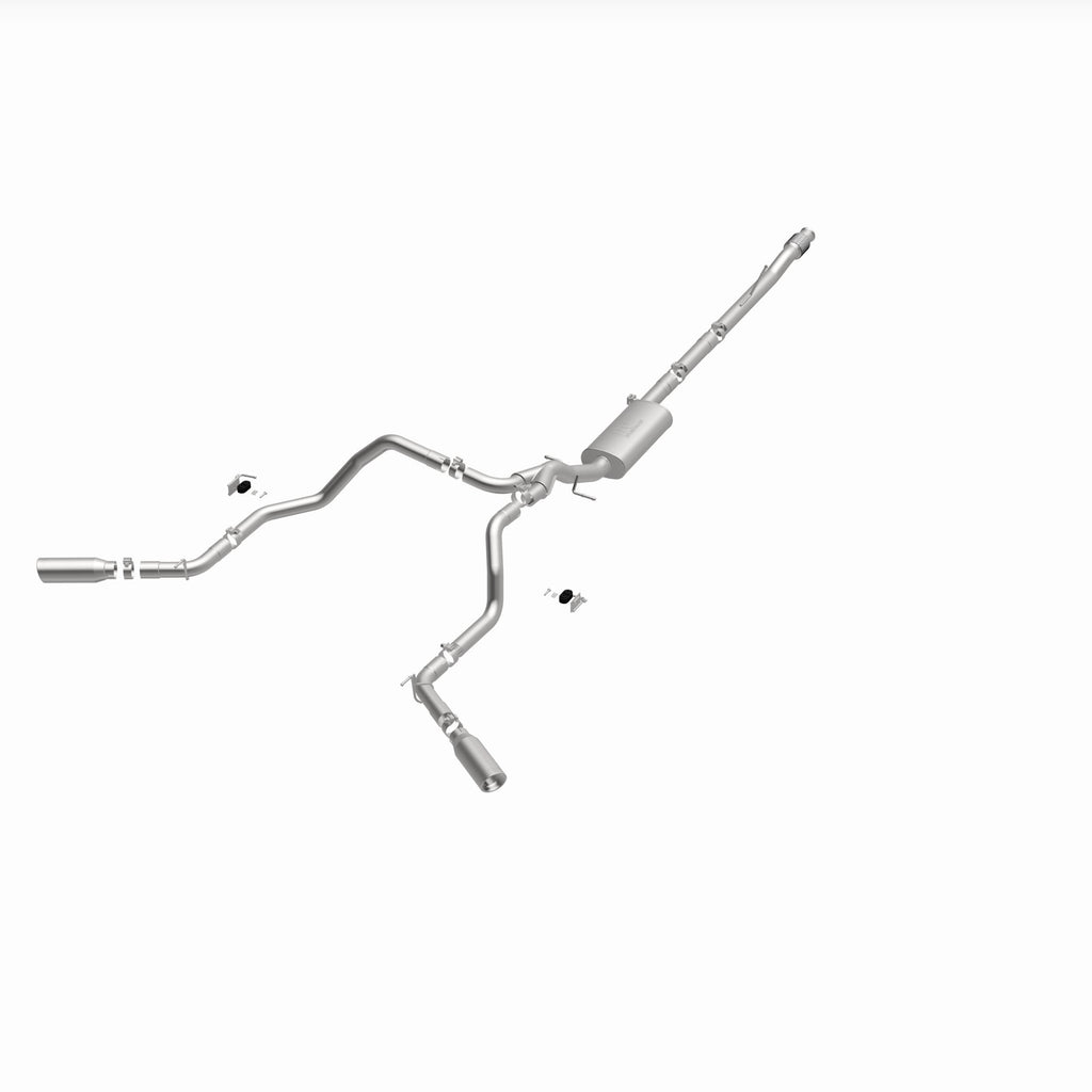 MagnaFlow Exhaust Products 19473 Street Series Polished Cat-Back System for Select Chevrolet Silverado 1500, Chevrolet Silverado LTD, GMC Sierra 1500, GMC Sierra Limited
