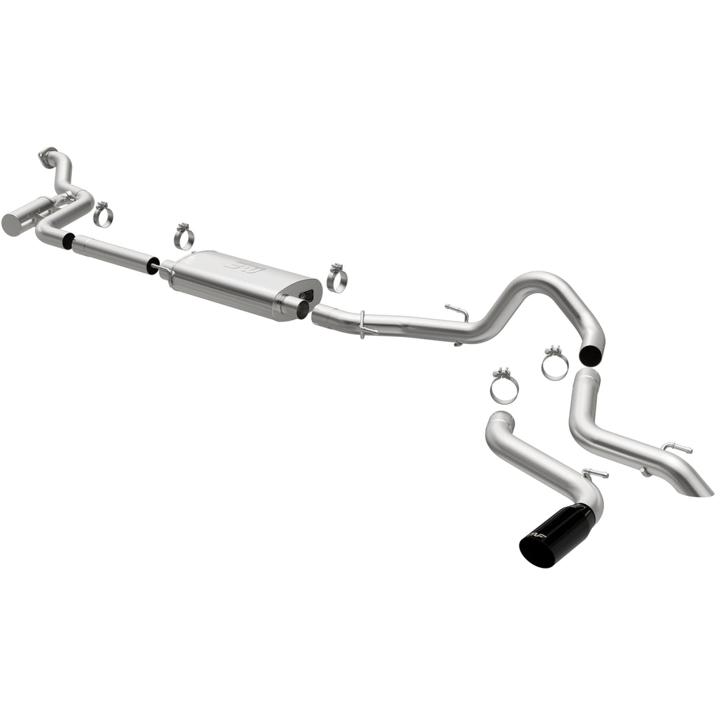 MagnaFlow Exhaust Products 19678 Overland Series Black Chrome Cat-Back System for Select Toyota Tacoma