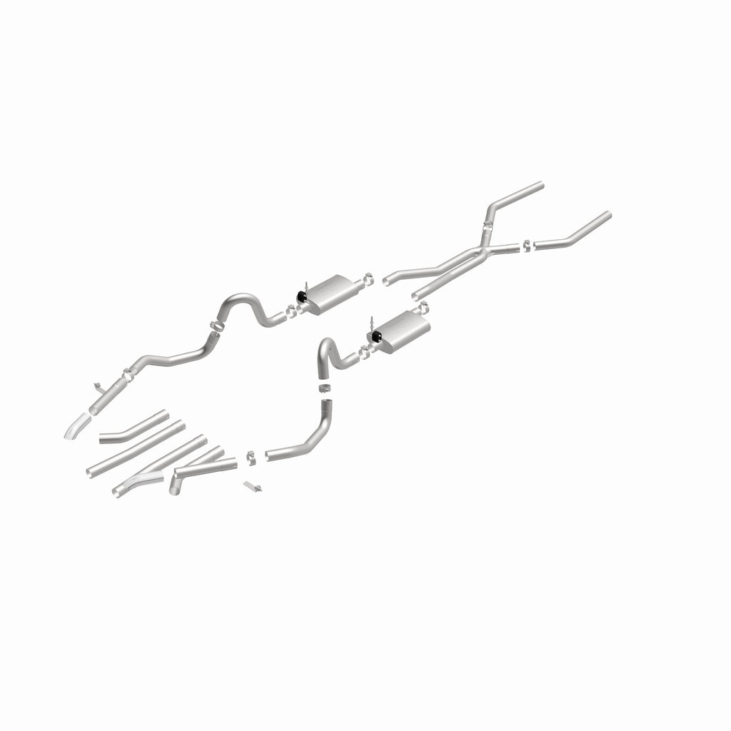 MagnaFlow Exhaust Products 15894 Street Series Polished System for Select Buick GS, Buick GS 350, Buick GS 400, Buick GS 455, Buick Skylark, Buick Special, Chevrolet Chevelle, Chevrolet El Camino, Chevrolet Monte Carlo, Oldsmobile 442, Oldsmobile