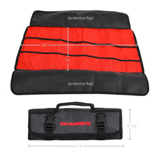 Load image into Gallery viewer, Xventure-Gear-Tool-Wrench-Roll---Large-(4X4in.-Closed)-12Oz-Waxed-Canvas---Black