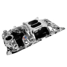 Load image into Gallery viewer, Rpm-Air-Gap-Intake-Manifold-For-Big-Block-Chevy-Oval-Port,-Chrome-Plasma-Finish