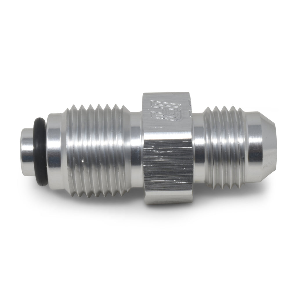 Performance--6-An-(Male-To-58In-18-O-Ring-Seal)-Power-Steering-Adapter.-Clear-Anodized