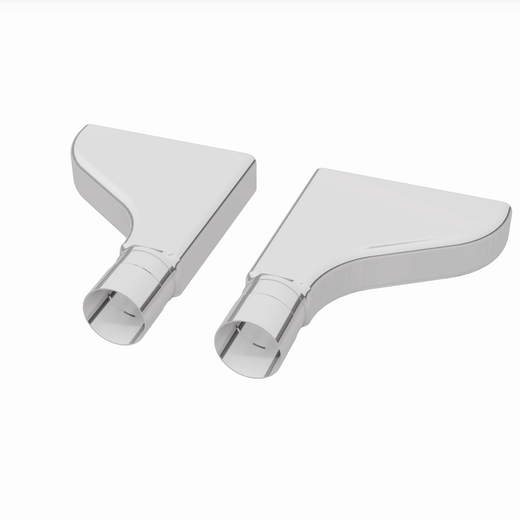 MagnaFlow Exhaust Products 35150 Exhaust Tip Set - Rectangle - 2.25In.