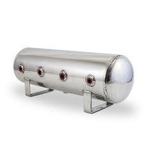 Load image into Gallery viewer, 2.5-Gal-Alum-Air-Tank-(4)-14In-Face-Ports--14In-Drain-Port-20In-L-X-6In