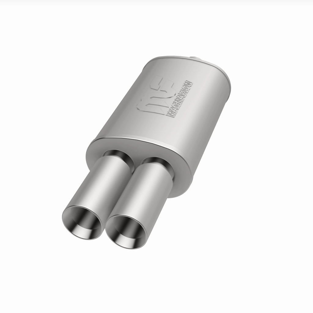 MagnaFlow Exhaust Products 14815 Straight-Through Performance Muffler; 2.25/3.125in. Center/Dual; 5x14x8 Body
