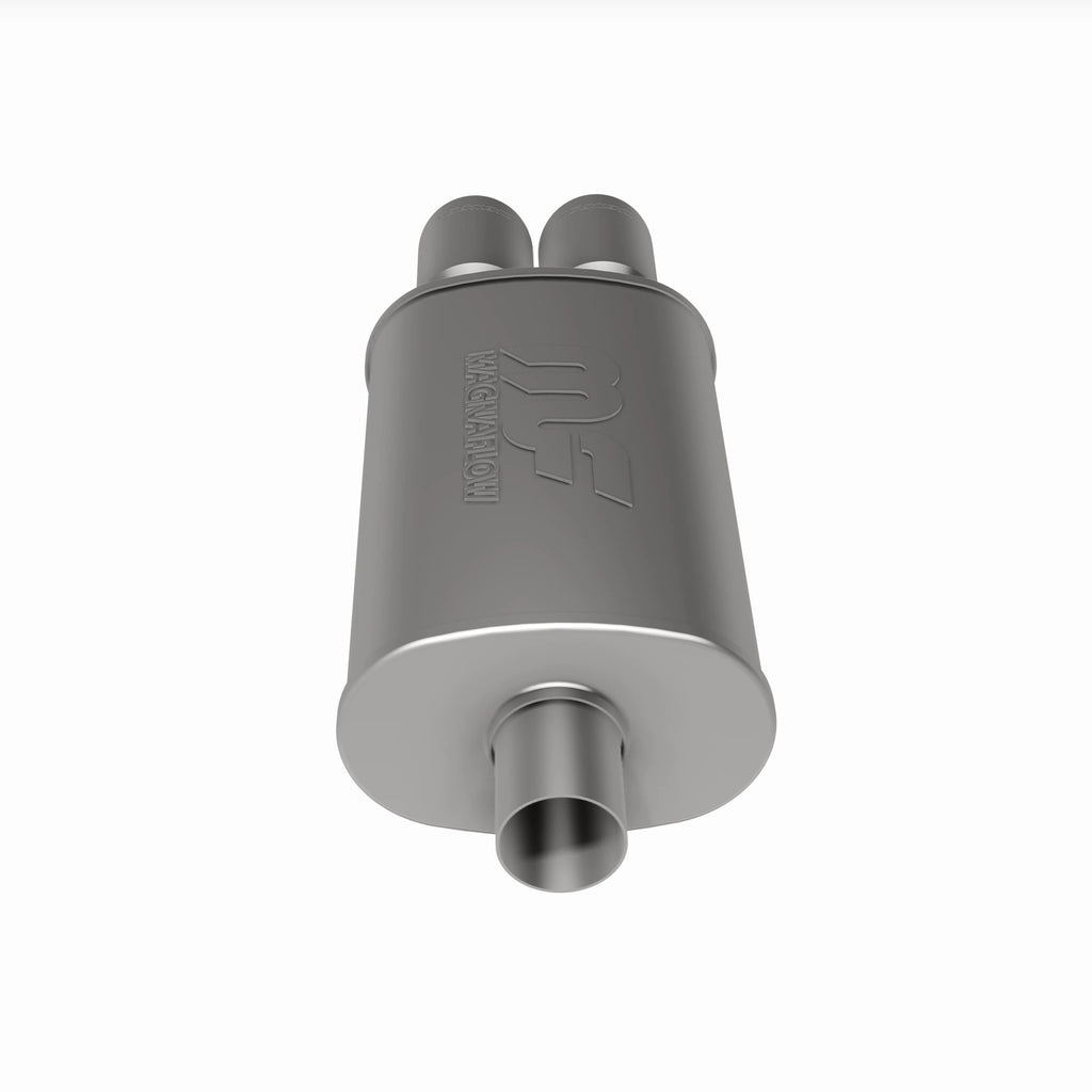 MagnaFlow Exhaust Products 14862 Straight-Through Performance Muffler; 2.25/3in. Center/Dual; 5x14x8 Body
