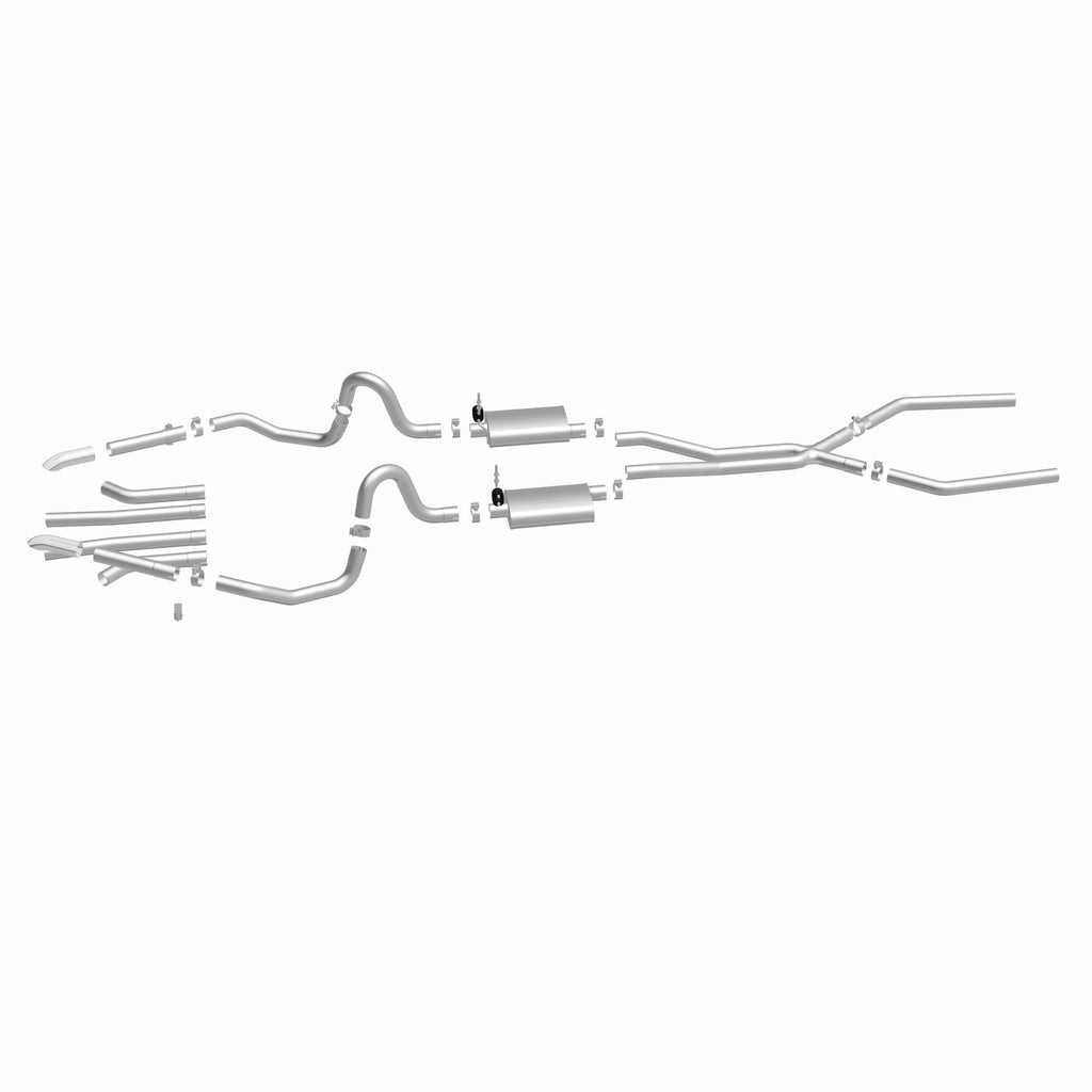 MagnaFlow Exhaust Products 15894 Street Series Polished System for Select Buick GS, Buick GS 350, Buick GS 400, Buick GS 455, Buick Skylark, Buick Special, Chevrolet Chevelle, Chevrolet El Camino, Chevrolet Monte Carlo, Oldsmobile 442, Oldsmobile