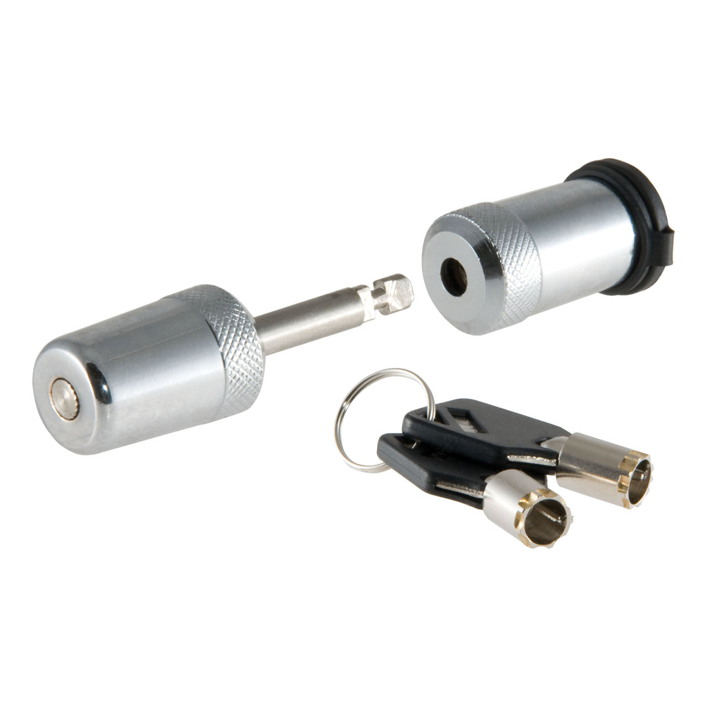 CURT 23541 CURT 23541 Trailer Coupler Lock; 1/4-Inch Pin Diameter; Up to 7/8-Inch Span - Truck Part Superstore