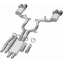 Load image into Gallery viewer, MagnaFlow Exhaust Products 19695 xMOD Series Carbon Fiber Tips Cat-Back System for Select Ford Mustang