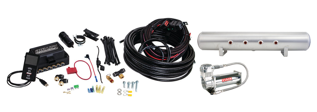 Performance-3P-(14-Air-Line-5-Gallon-Lightweight-Raw-Aluminum-Tank-Viair-444C-Compressor)