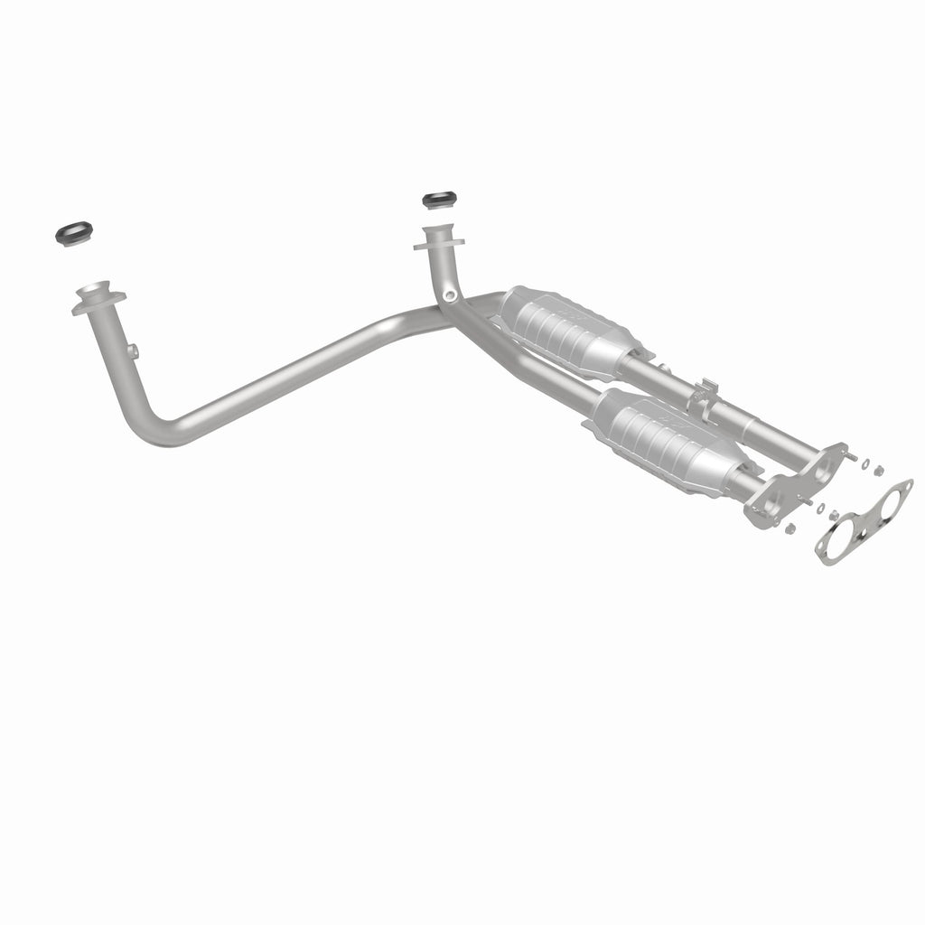 MagnaFlow Exhaust Products 23453 HM Grade Direct-Fit Catalytic Converter for Select Cadillac Escalade, Chevrolet C1500, Chevrolet C1500 Suburban, Chevrolet C2500, Chevrolet K1500, Chevrolet K1500 Suburban, Chevrolet Tahoe, GMC C1500, GMC C1500 Suburban,