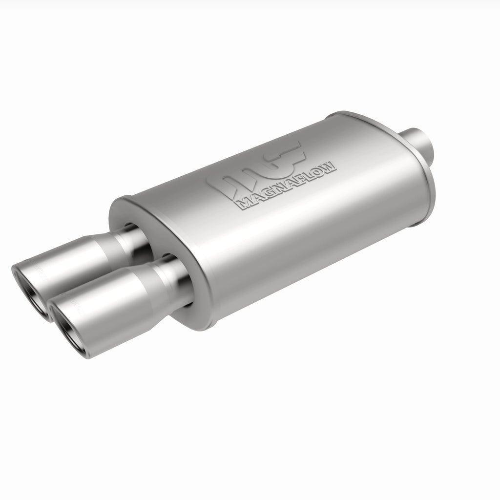 MagnaFlow Exhaust Products 14862 Straight-Through Performance Muffler; 2.25/3in. Center/Dual; 5x14x8 Body