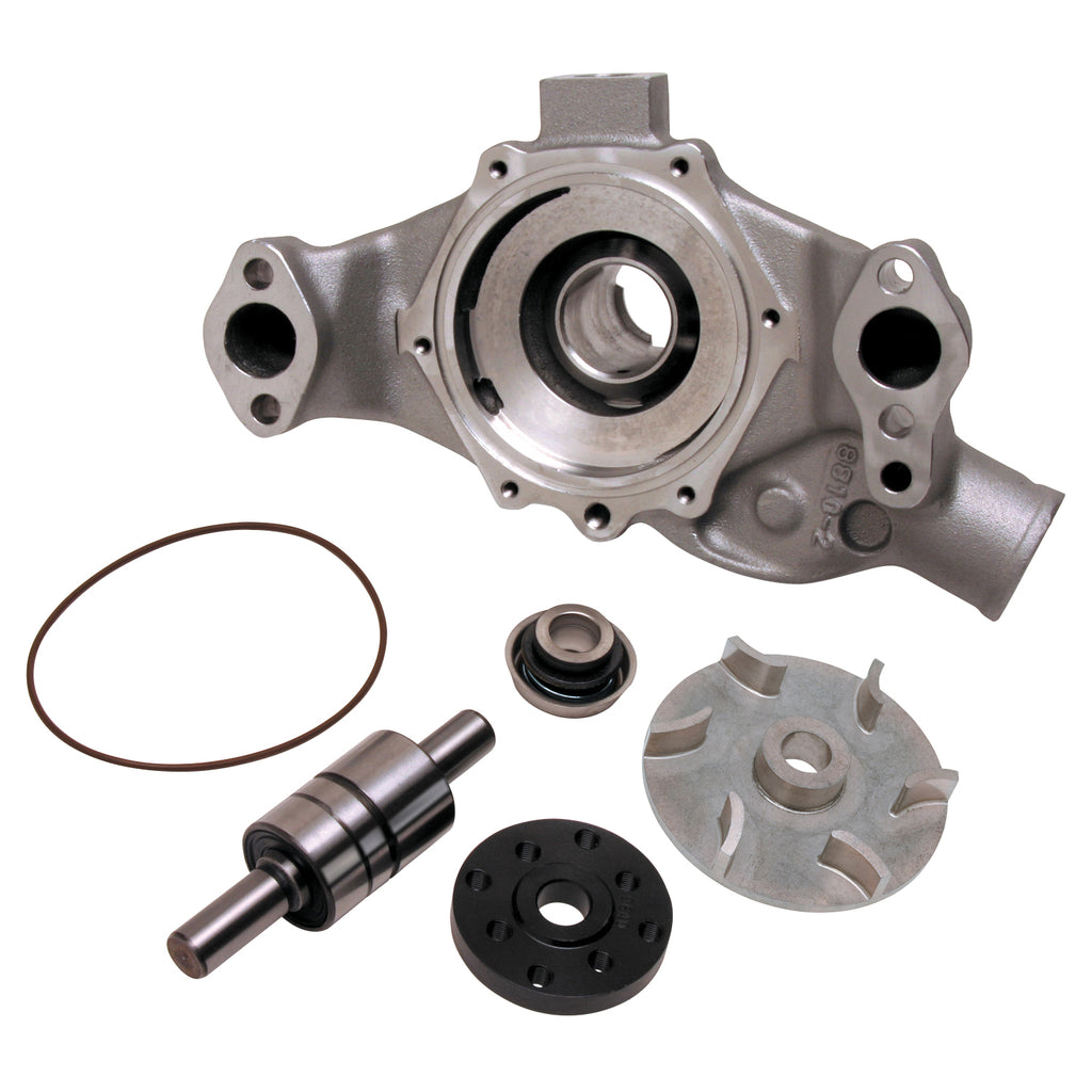 Water-Pump-High-Performance-Chevrolet-350-Ci-V8-Short-Style-Satin-Finish