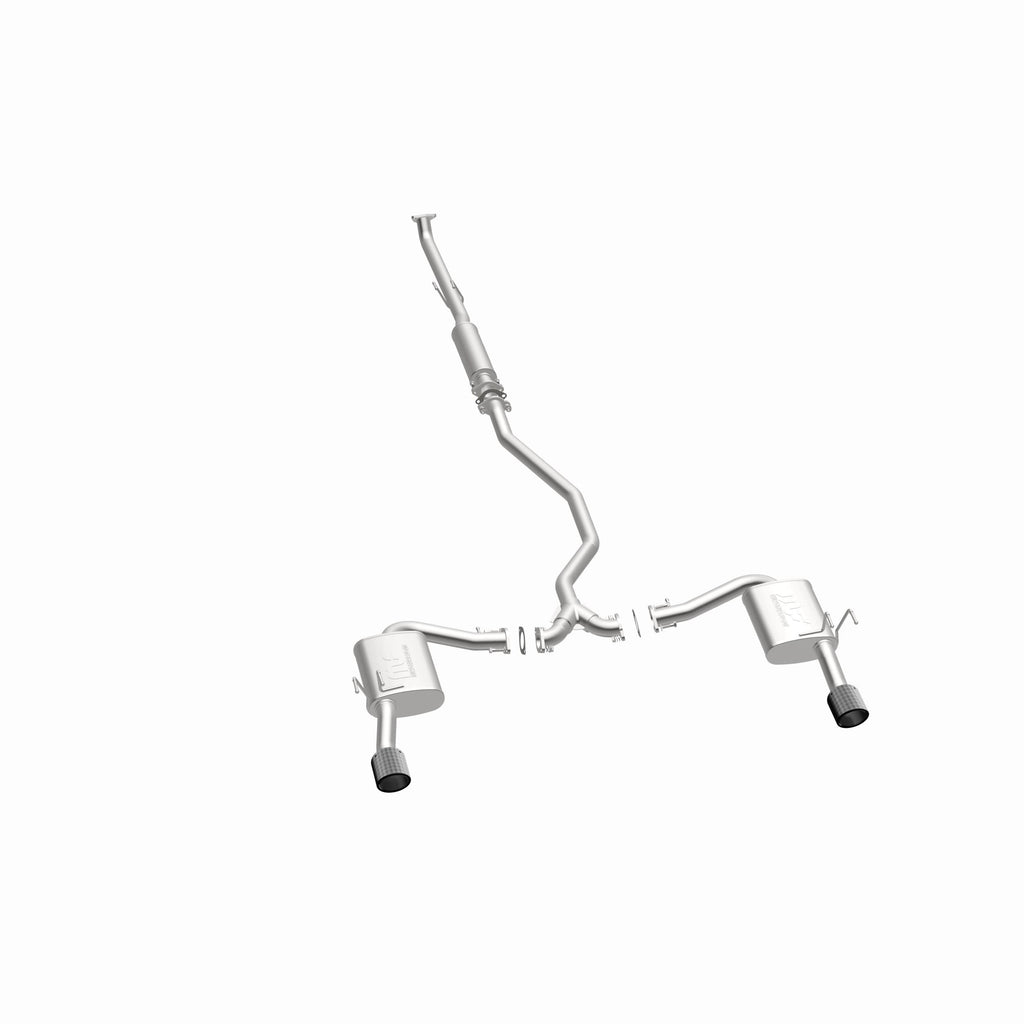 MagnaFlow Exhaust Products 19612 NEO Series Carbon Fiber Tips Cat-Back System for Select Honda Civic