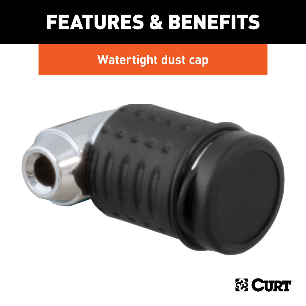 CURT 23086 Hitch/Coupler Lock Set (2in. Receiver; 1/2in. to 2-1/2in. Latch; 1-7/8in./2in. L - Truck Part Superstore