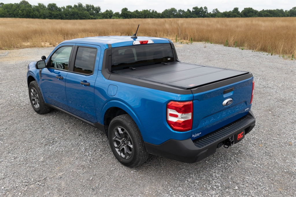 Rough Country 49254500 Hard Tri-Fold Tonneau Bed Cover for Select Ford Maverick