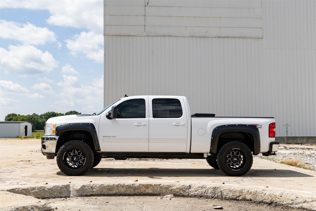 Rough Country F-C10714B-GCN Pocket Fender Flares for Select Chevrolet Silverado 1500, Chevrolet Silverado HD, Chevrolet Silverado HD