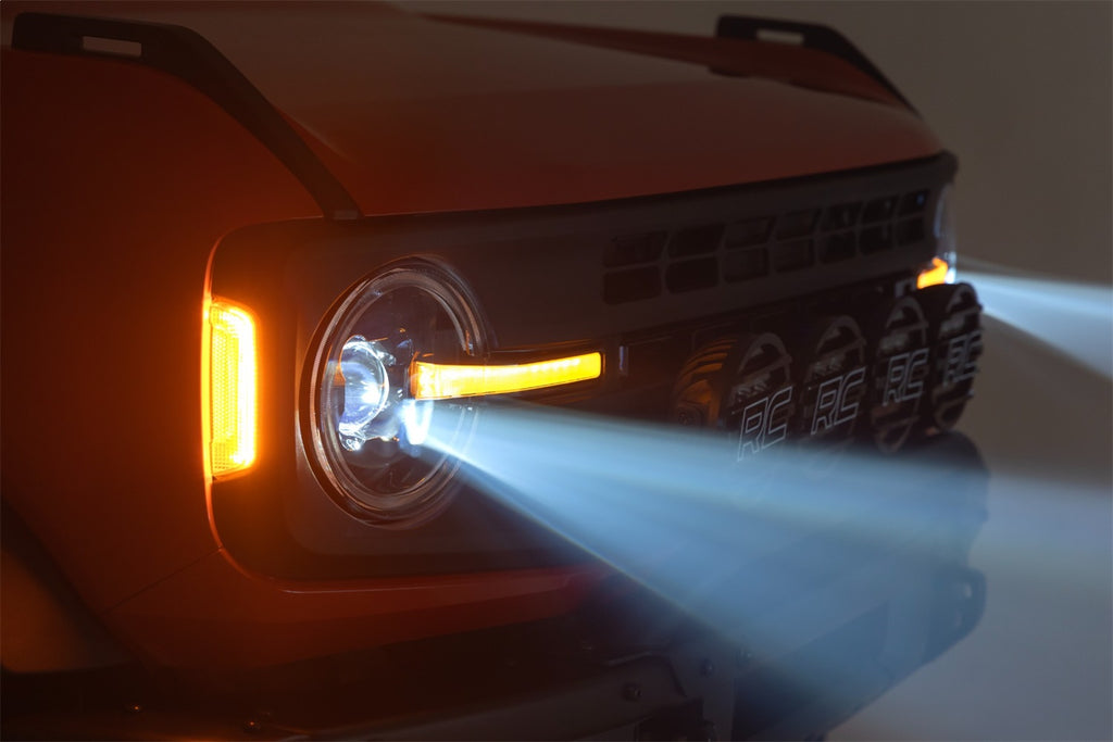 Rough Country RCH5500 LED Headlights for Select Ford Bronco