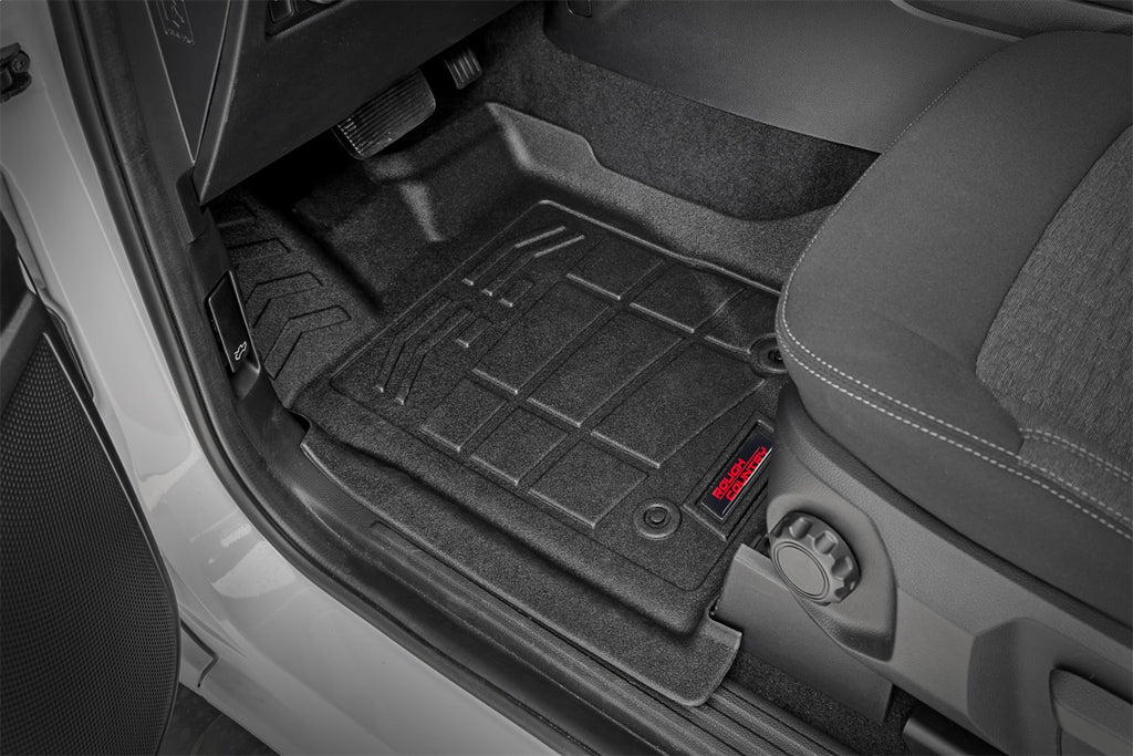 Rough Country SM51002 Sure-Fit Floor Mats for Select Ford Ranger