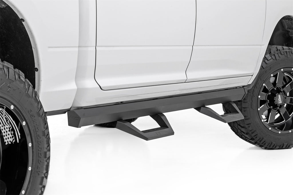 Rough Country 31011A SRX2 Side Steps for Select Ram 1500, Ram Classic, Ram