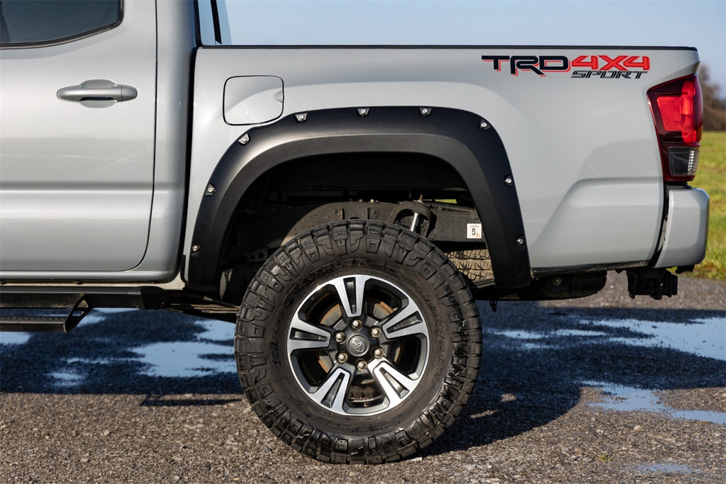 Rough Country F-T11621A-4V6 Pocket Fender Flares for Select Toyota Tacoma